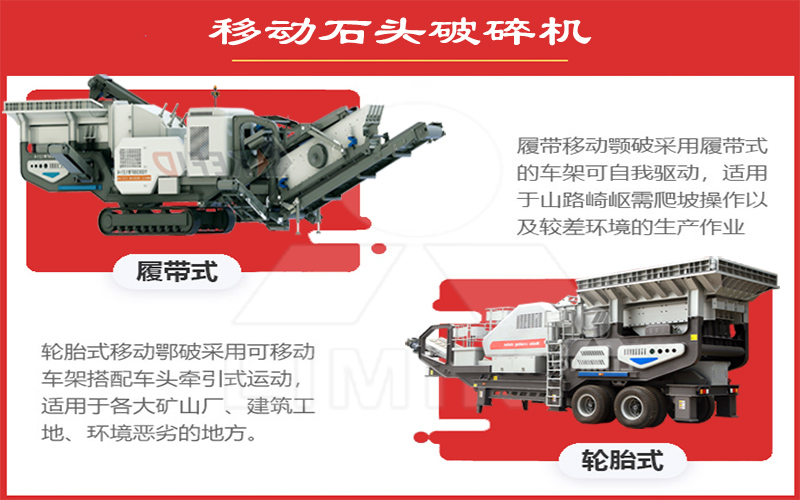 時產400噸石頭移動式破碎機配置方案