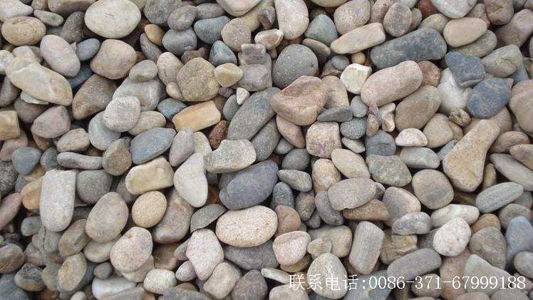 現(xiàn)場(chǎng)河卵石展示圖